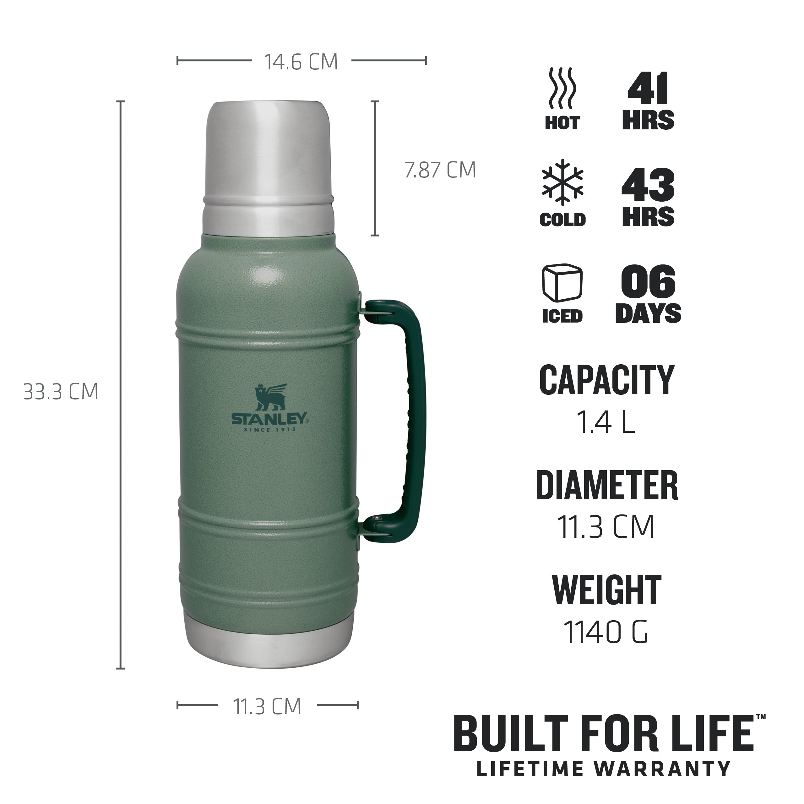 stanley-1913-artisan-thermal-bottle-1-4l-vakuum-thermosflasche-mit-4d-thermology image 4