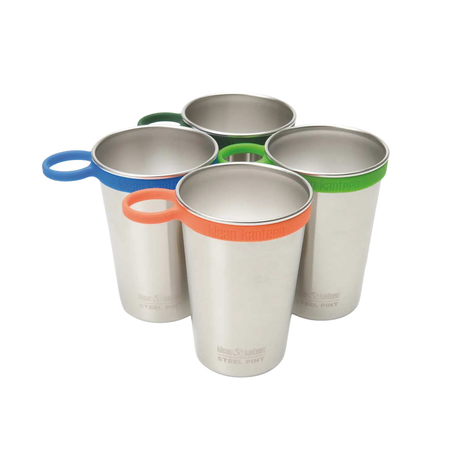 klean-kanteen-trageringe-aus-silikon-4er-set-f-r-edelstahl-trinkbecher-pint-cup image 2
