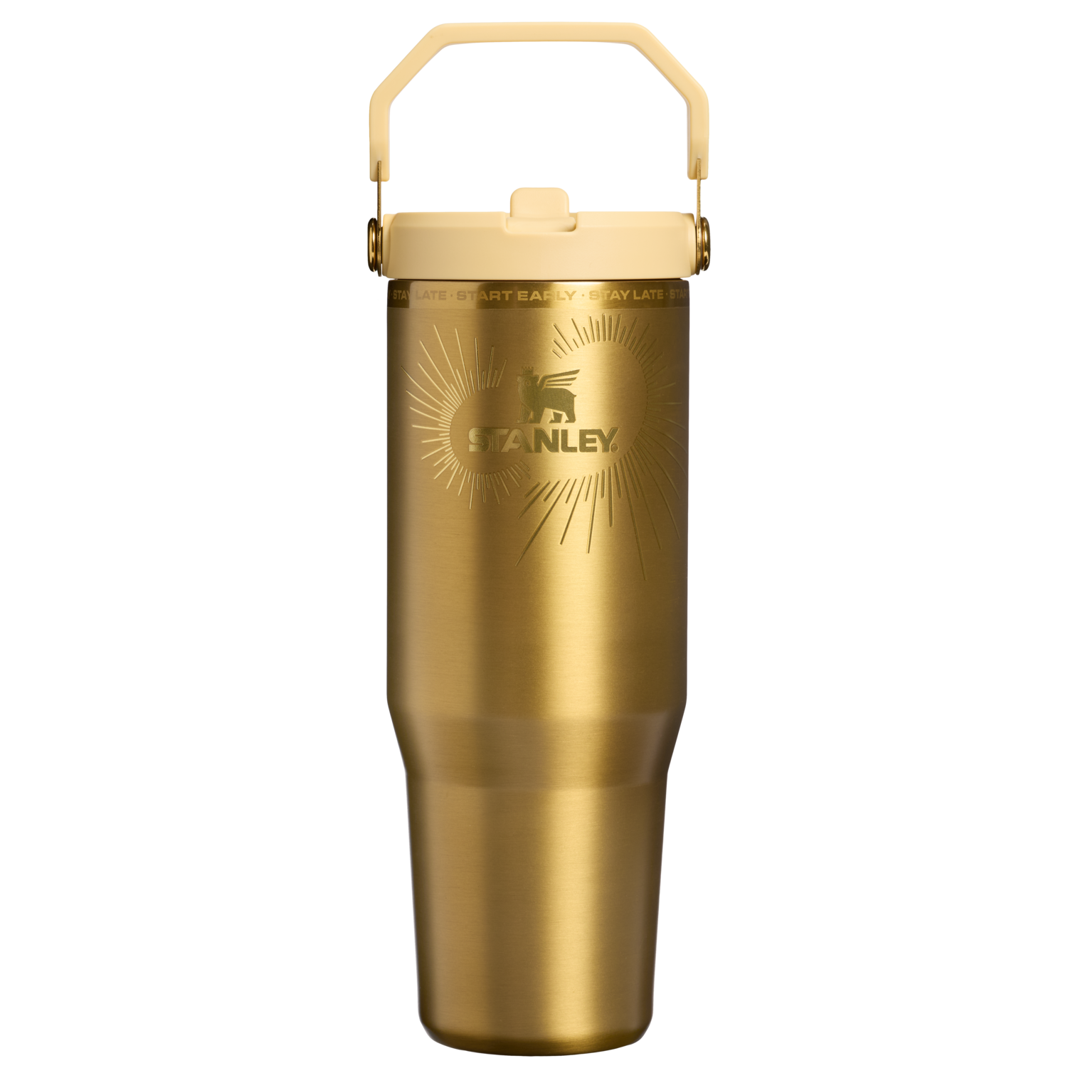stanley-1913-x-messi-iceflow-flip-straw-2-0-tumbler-0-89-l-gold-edition-trinkbec image 1